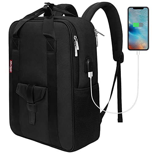 TABITORA Laptop Backpack Durable USB Charging Port Travel Anti-Theft Suitable Waterproof Student Schoolbag Laptop Backpack 